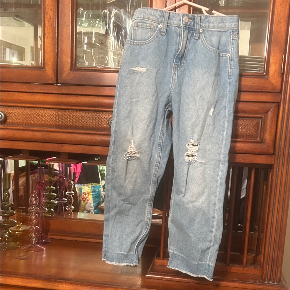 Old Navy Slouchy Straight Blue Jeans